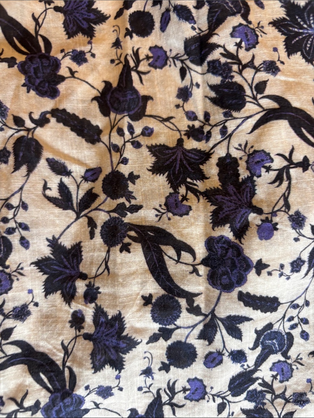Anthropologie cotton floral flutter sleeve blouse - Picture 5 of 5
